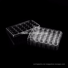 Einweg-24-Loch-Kunststoffplatten für die Zellkultur